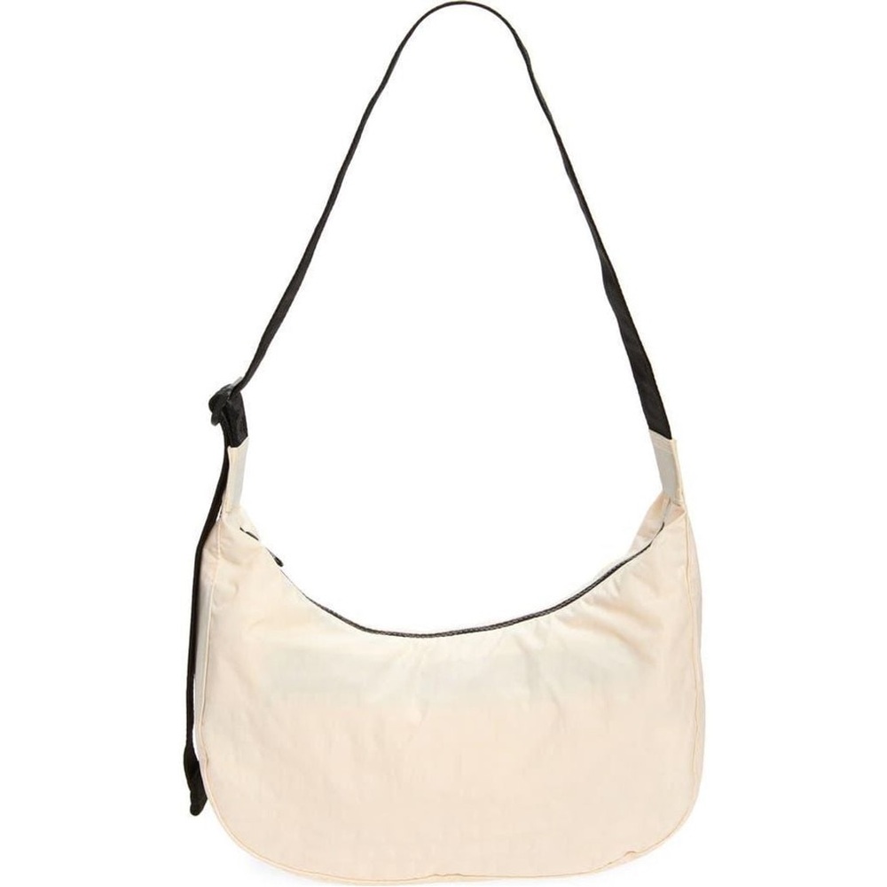 NTW BAGGU Discontinued Medium Nylon Crescent Ivory - Picture 4 of 7